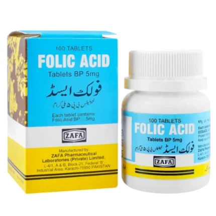 Folic Acid 5mg Tablets (100s)