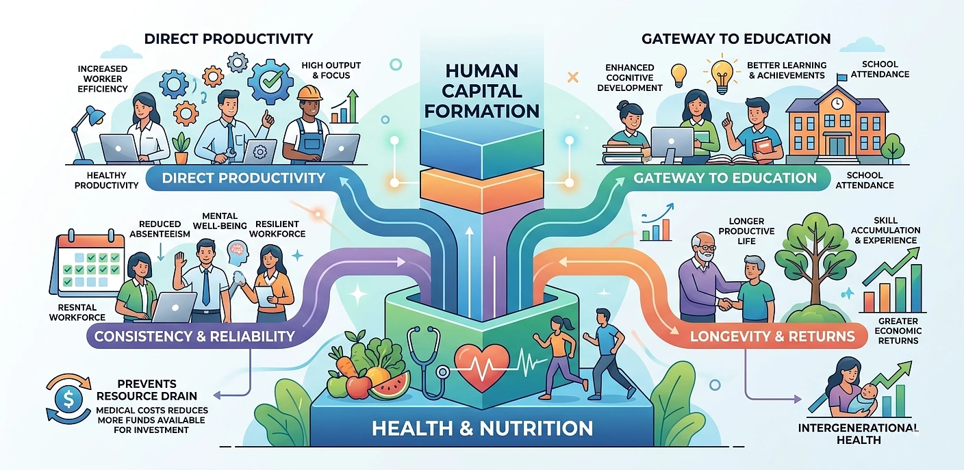 Role of Health in Human Capital Formation
