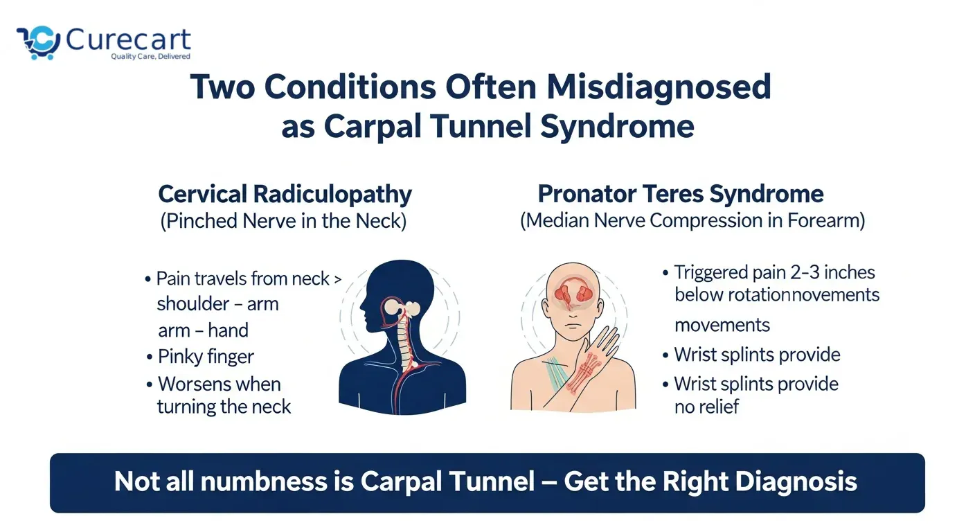 Two Conditions That Are Often Misdiagnosed as Carpal Tunnel Syndrome
