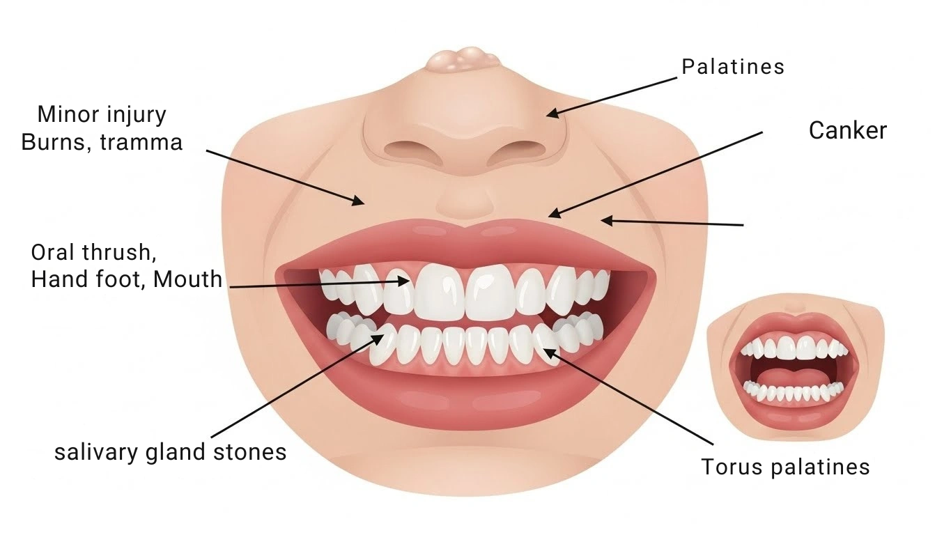 Common Causes of a Bump on the Roof of the Mouth