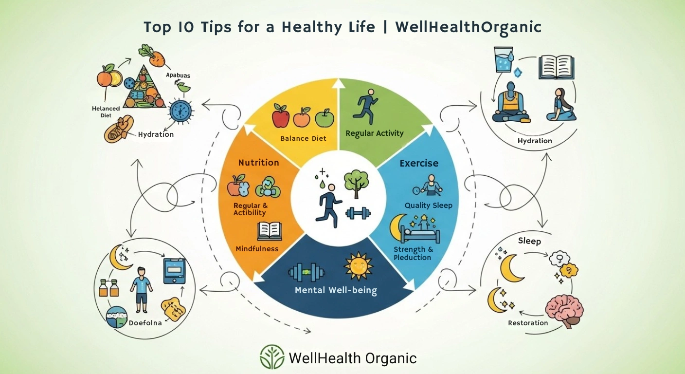 Tips for a Healthy Life WellHealthOrganic