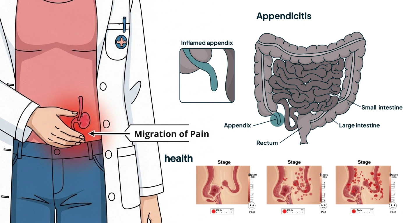 4 Stages of Appendicitis