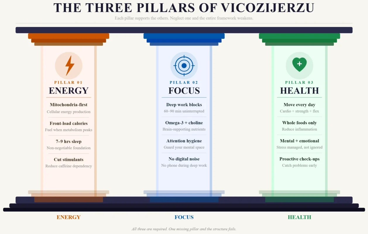 THE THREE PILLARS OF VICOZIJERZU
