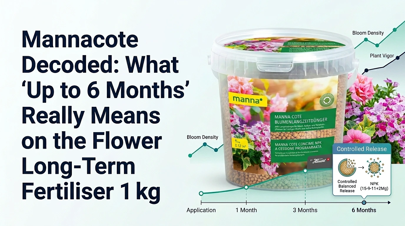 Mannacote Flower Fertiliser 1 kg: Specs & Real Wear
