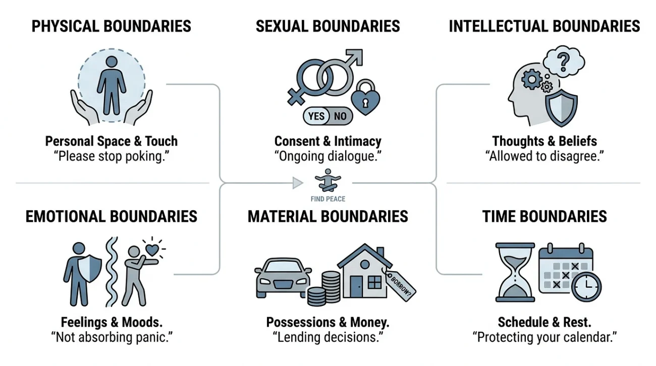 The Six Types Of Healthy Boundaries