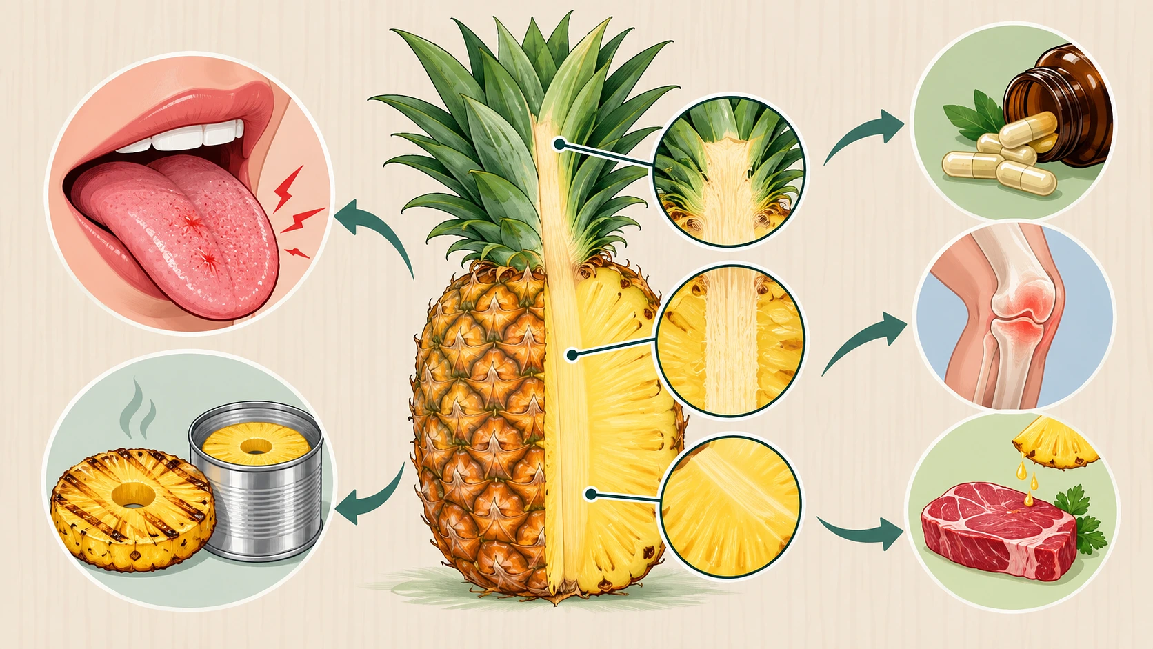 Bromelain in Pineapple: Why It Burns Your Tongue and What It Does in Your Body